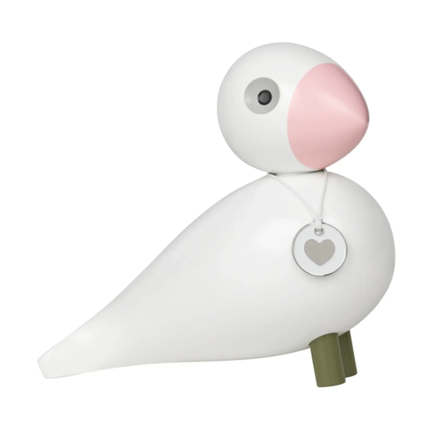 Kay Bojesen Denmark Kay Bojesen Singvogel Love Weiß-rosa