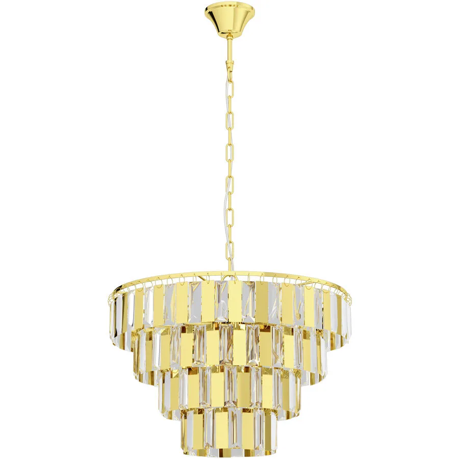 Eglo Pendellampe Erseka Stahl 145 cm - Farbe: messing