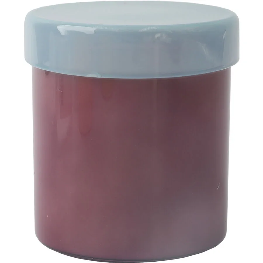 Kerze Rot Glas/Wachs 10.2 cm - Farbe: Bordeaux