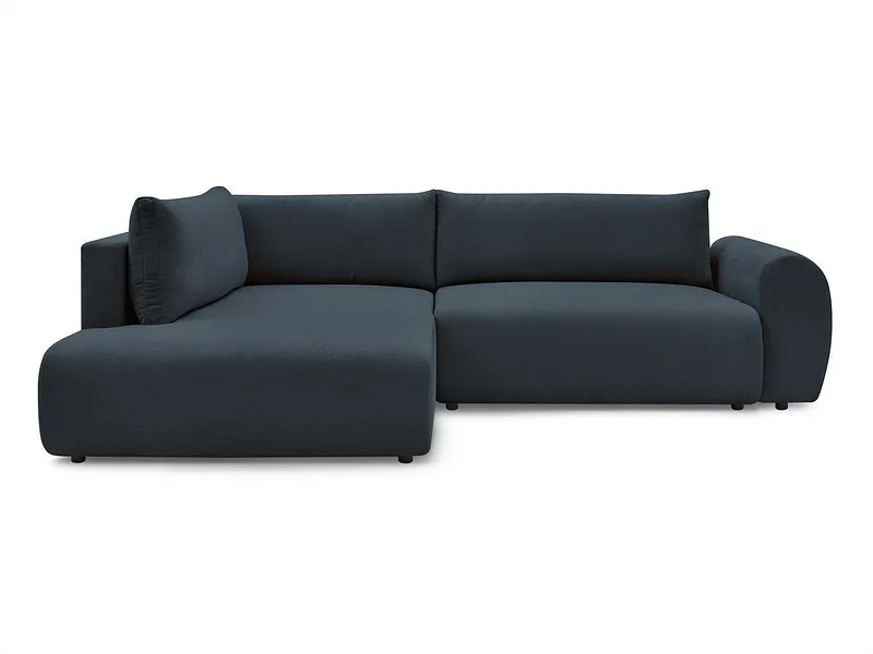 Ecksofa BOBOCHIC LUCIEN Stoff dunkelblau