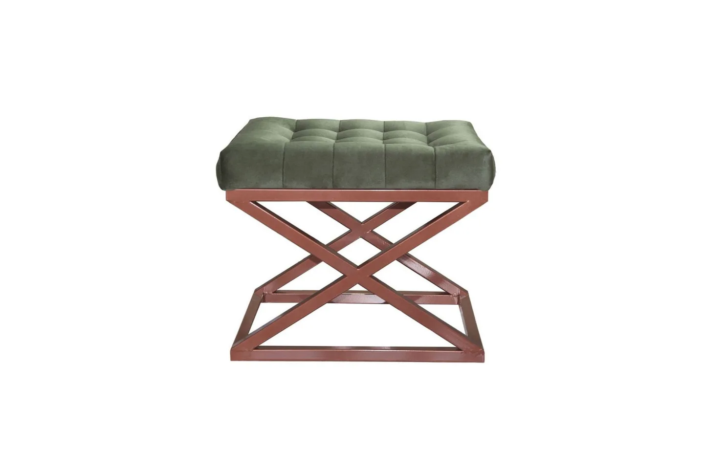 Gillie Sittpuff 40 cm - Koppar/Grön