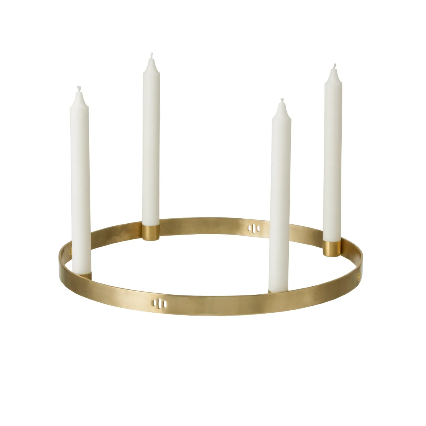 Ferm Living Circle mässing ljusstake stor