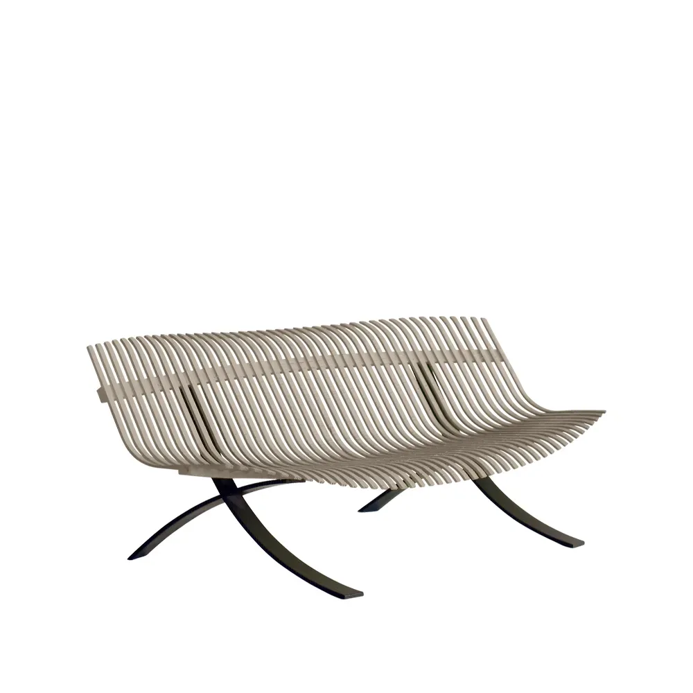 Fermob Charivari bänk Nutmeg (beige)