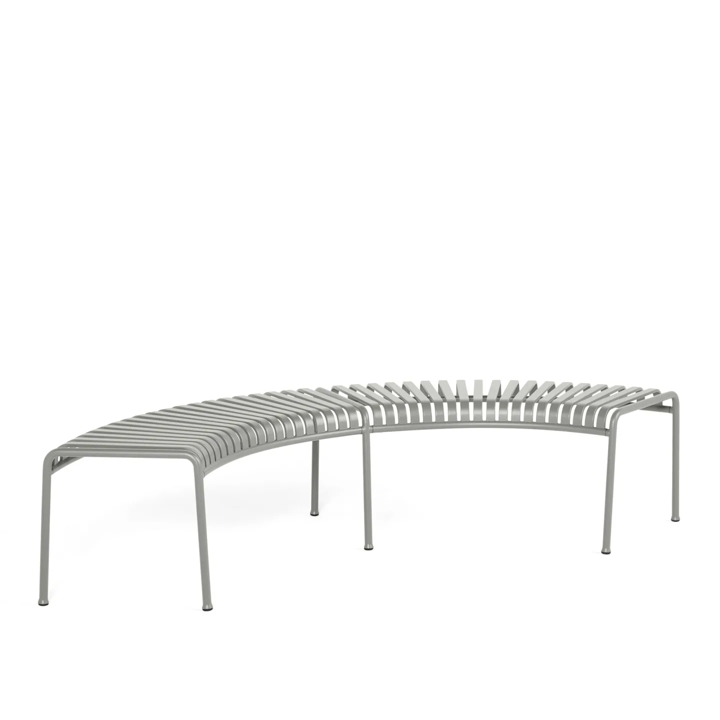HAY - Palissade Park Bench - Sky grey - Trädgårdsbänkar - Ronan & Erwan Bouroullec - Grå