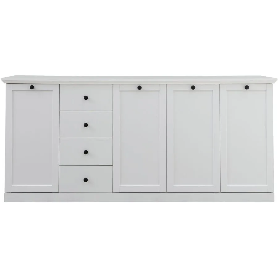 Sideboard Wombat weiss Holzwerkstoff B 195 H 88 cm
