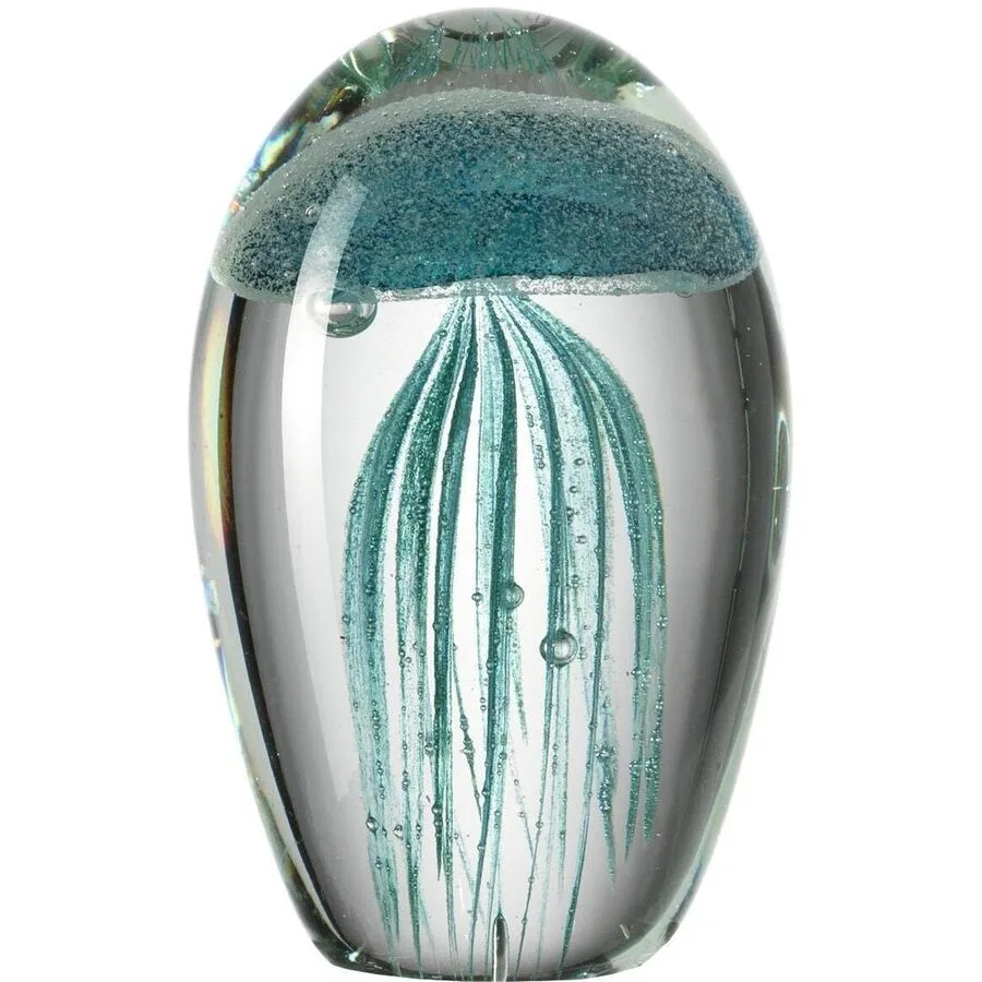 Dekoration Leonardo transparent/mint Glas B 8 H 11 cm
