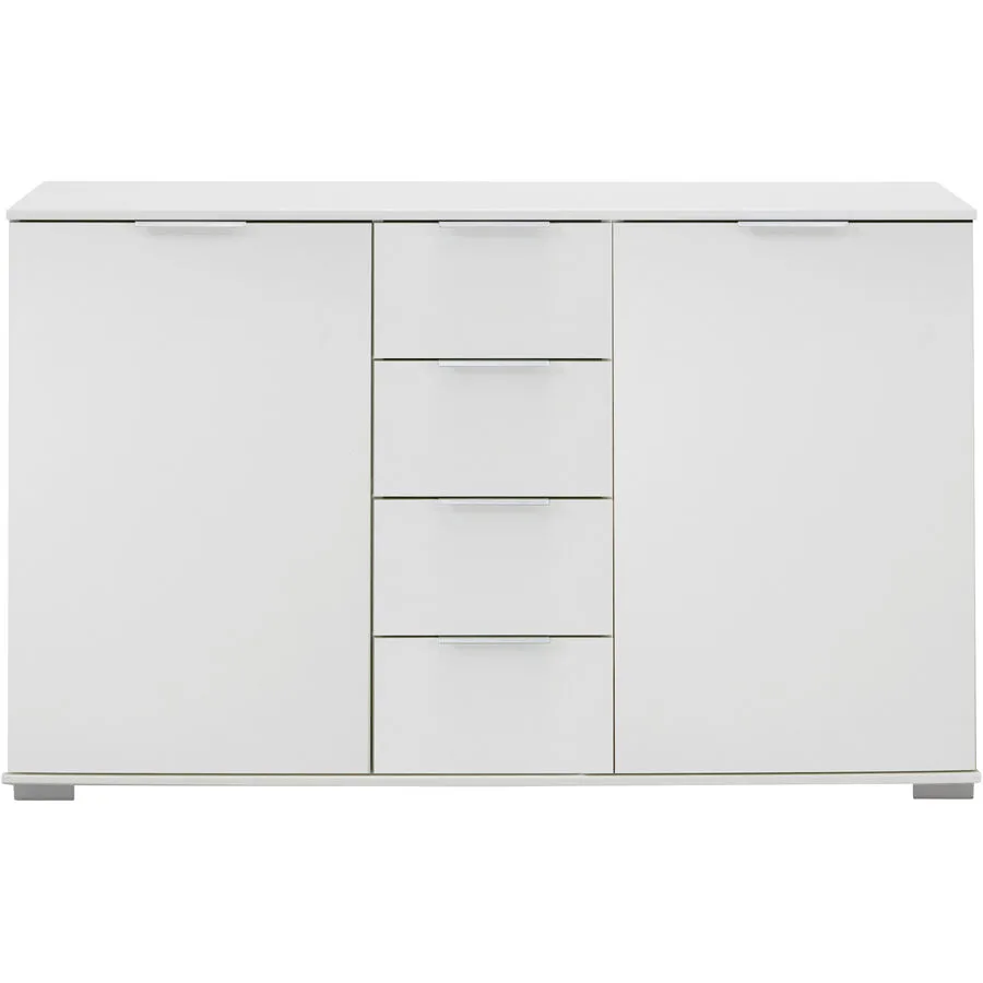 Kommode Peyton A Weiss Holzwerkstoff 104 cm 38 cm