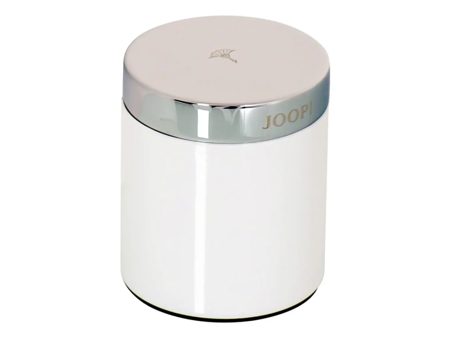 Joop Mehrzweckdose Klein Chrom Weiss Weiss | Schubiger Möbel
