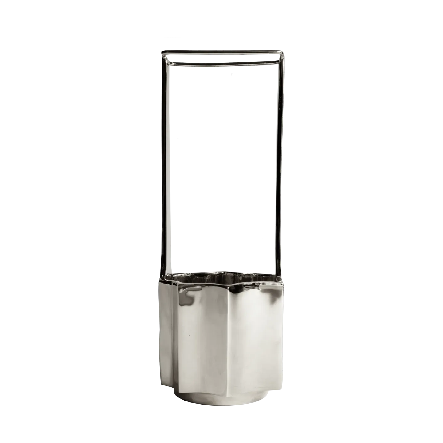 Hein Studio Ikebana Vase 30 cm Nickel