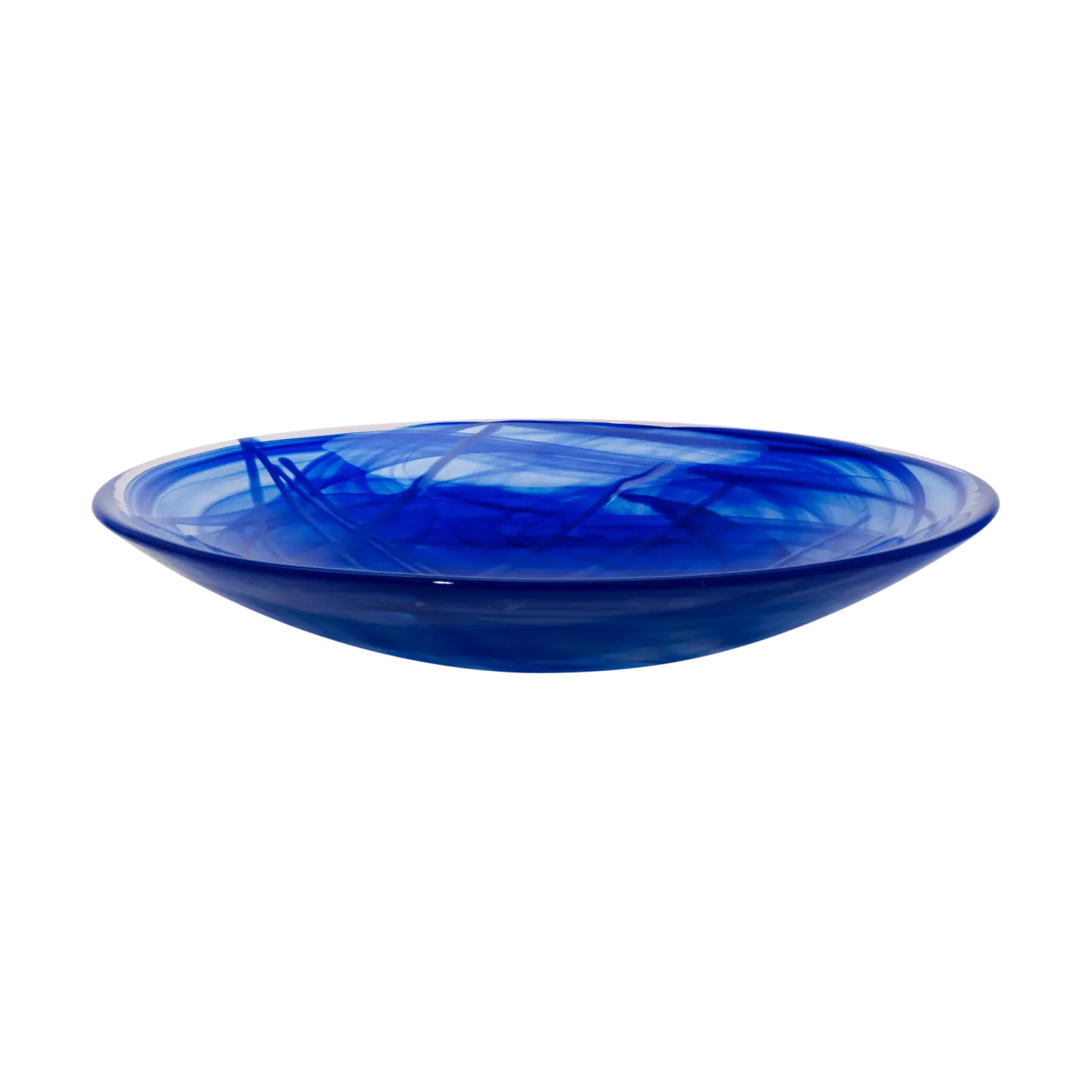 Kosta Boda Contrast Teller 380mm Blau-blau
