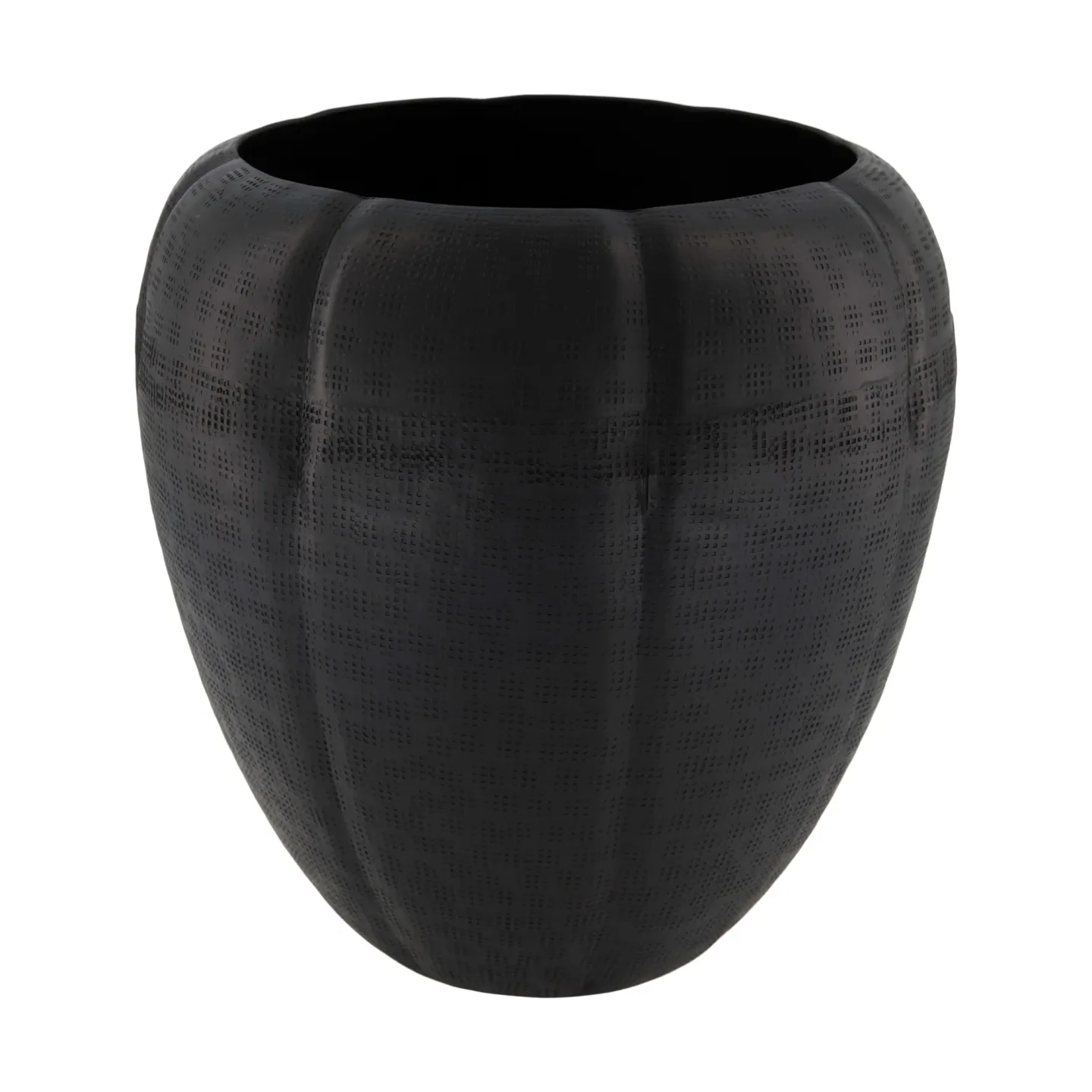 Decofinder Vase Aluminium, Schwarz | Schubiger Möbel