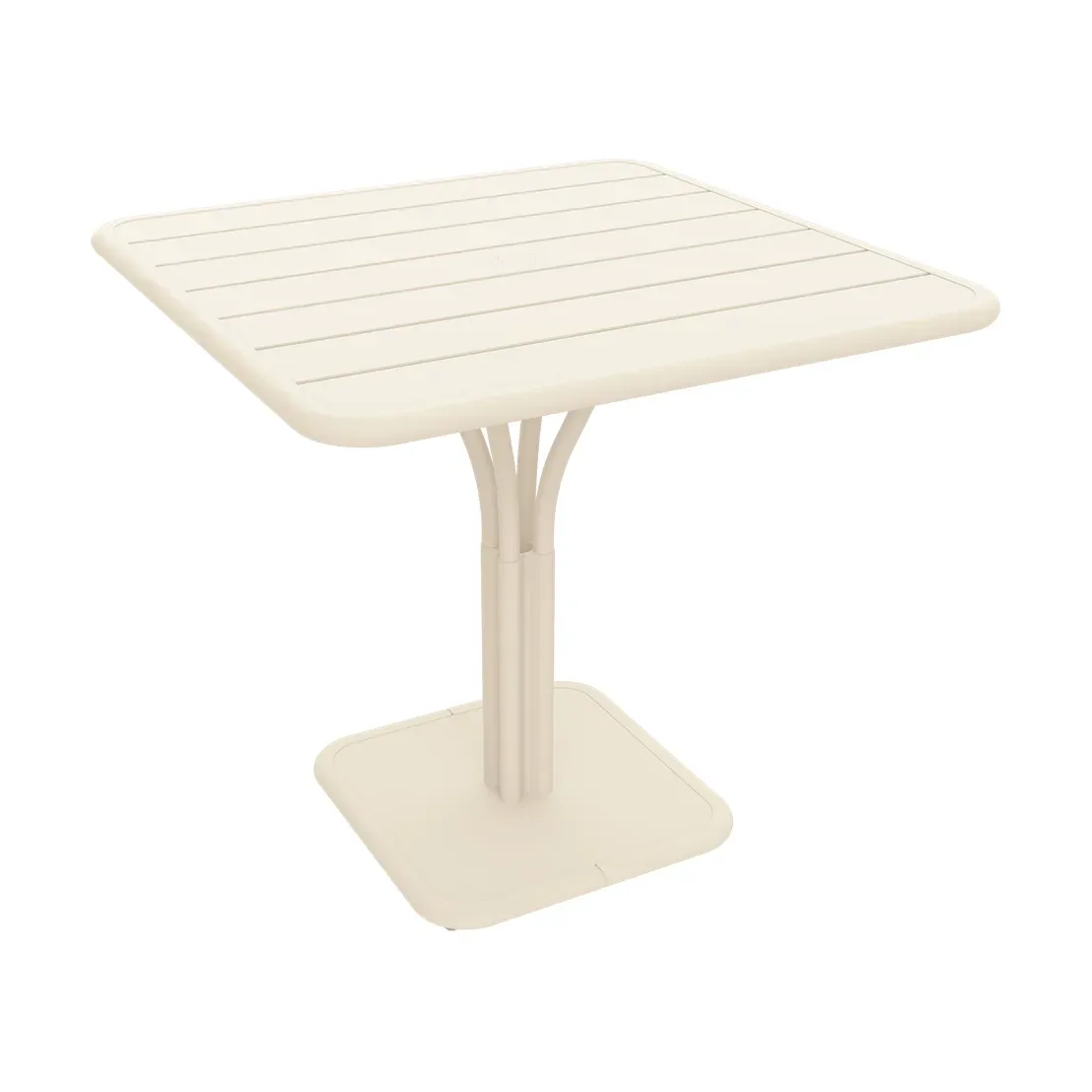 Fermob Luxembourg Pedestal bord kvadratiskt Latte beige (beige)