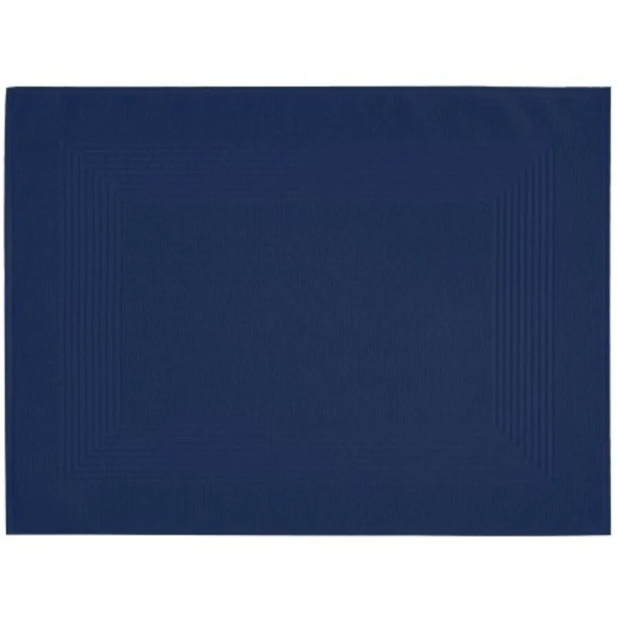 Vossen Badteppich New Generation Marine Blau Baumwolle 50 x 70 cm Rechteckig