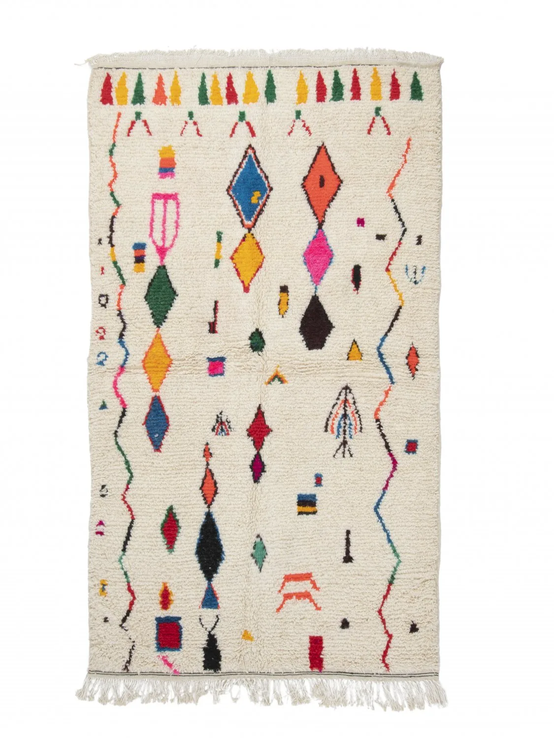 Kelim-teppe Marokkansk Azilal 260 x 140 cm (Størrelse: 260 x 140 cm)
