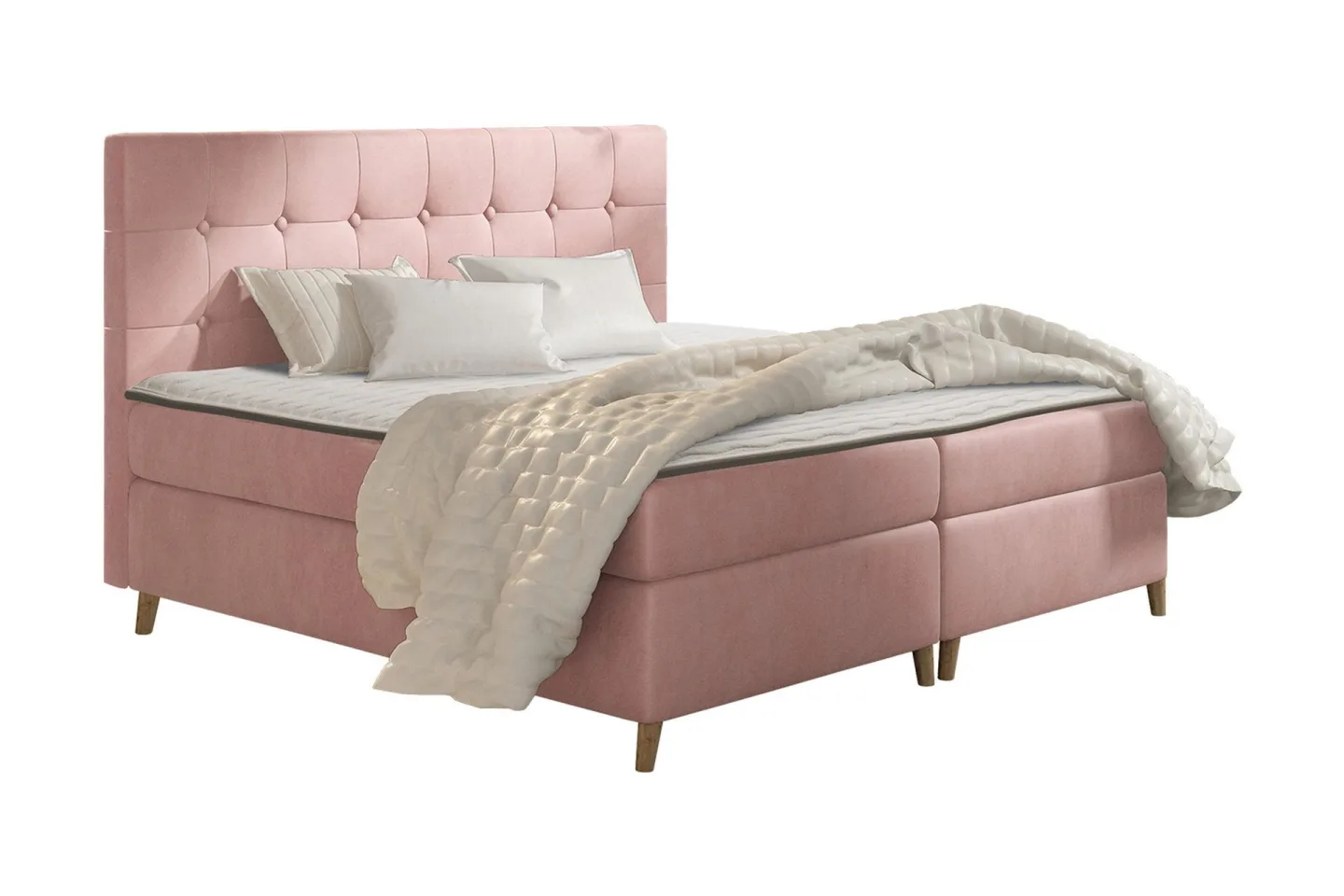Sandham Kontinentalsäng 120x200 cm - Rosa