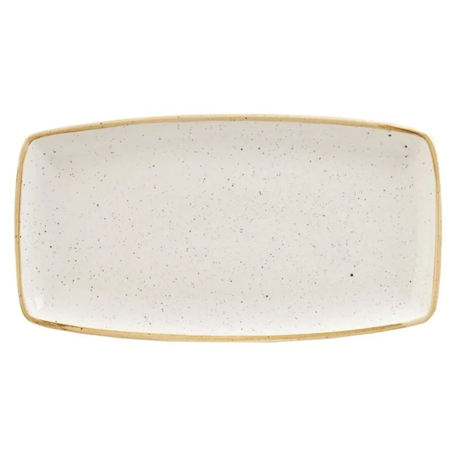 Churchill Platte Stonecast Weiss Porzellan 18.5 cm 34.5 cm