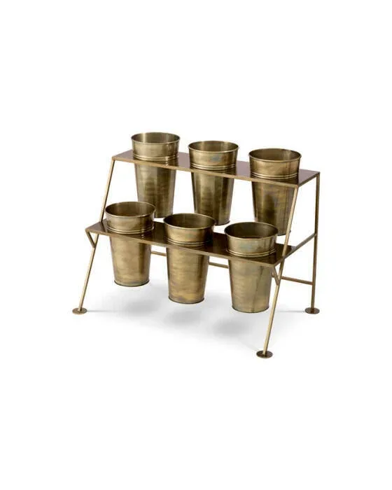 Maison des Fleurs blomsterstativ antik messing