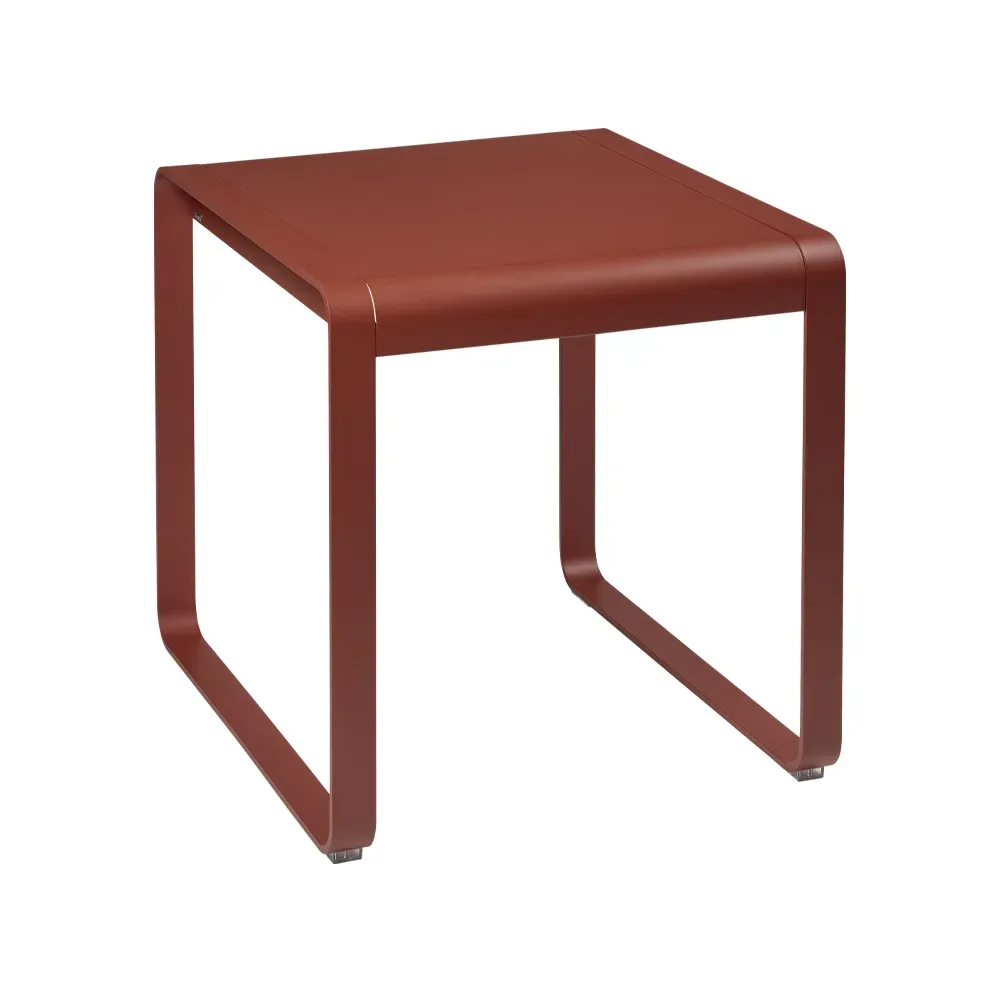 Fermob Bellevie bord, 74x80 cm Red ochre (röd)