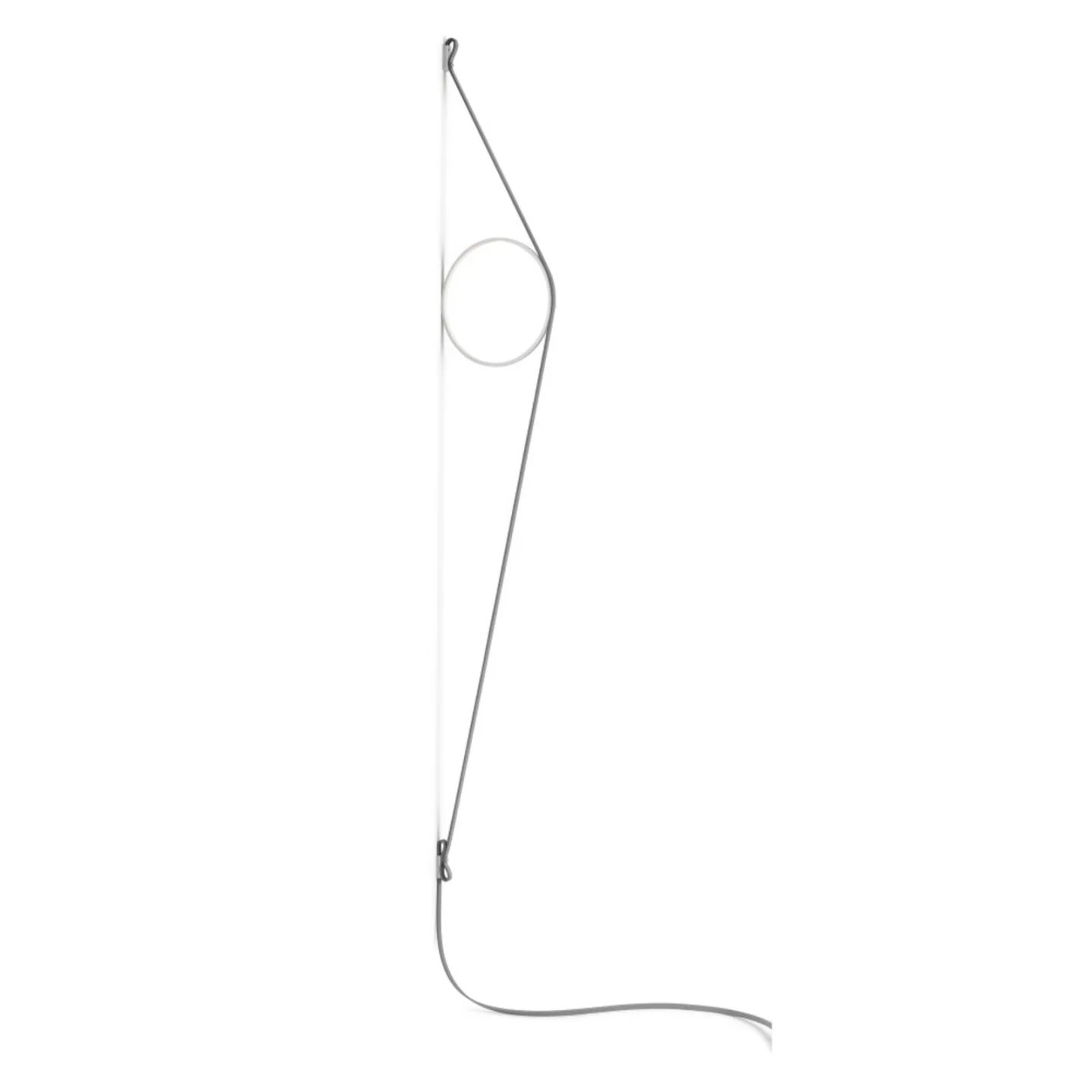 Wirering Vegglampe Grå/Hvit - Flos - Stue - Aluminium