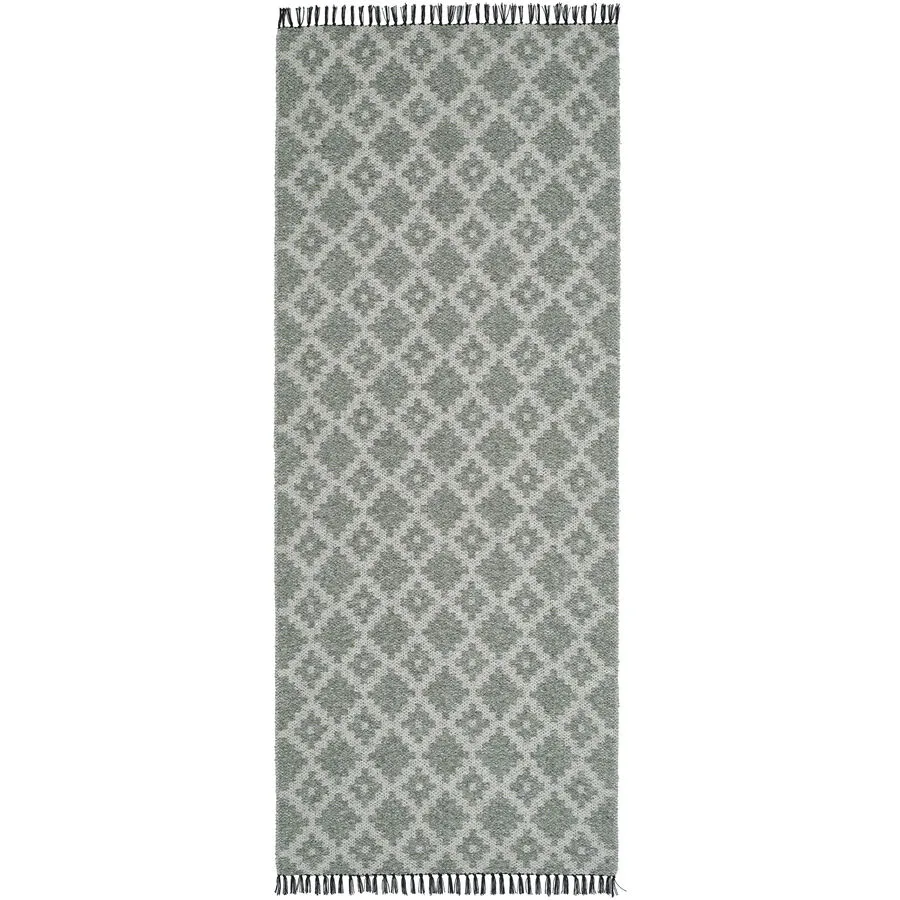 HORREDSMATTAN Teppich Noor grün Mischgewebe 80 x 250 cm