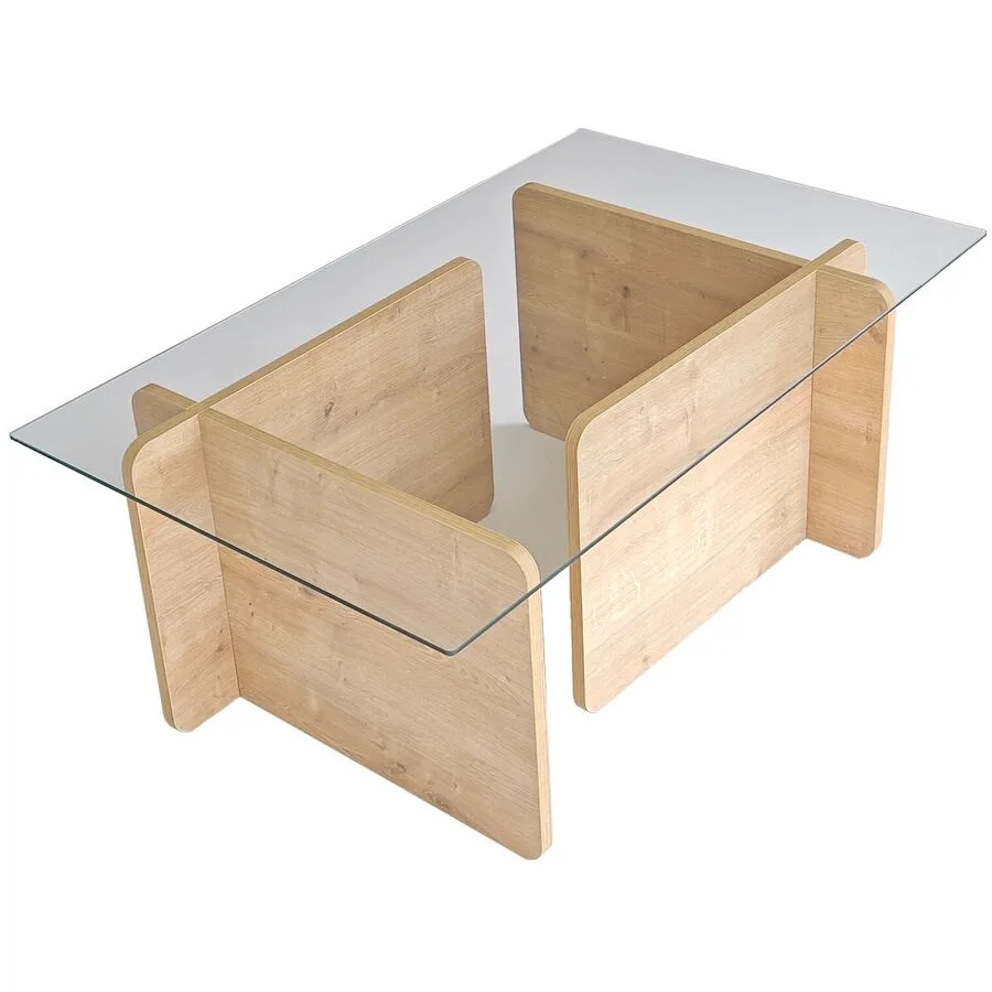 Salontisch Yasam saphir Melaminbeschichtete Spanplatte B 105 T 65 cm