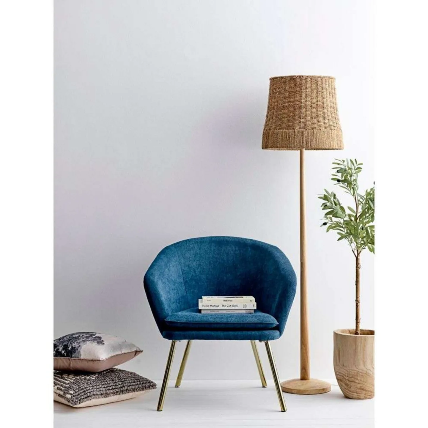 Kakasi Golvlampa Nature/Rattan - Bloomingville - Vardagsrum