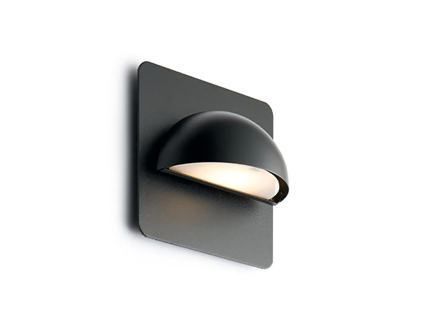 Rørhat Wandleuchte, schwarz, 26 cm - Light-Point - Terrasse - Metall