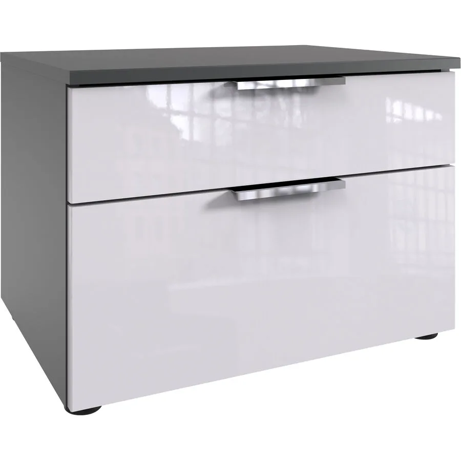 Kommode Sanko Weiss/graphit Holzwerkstoff B 54 H 39 cm