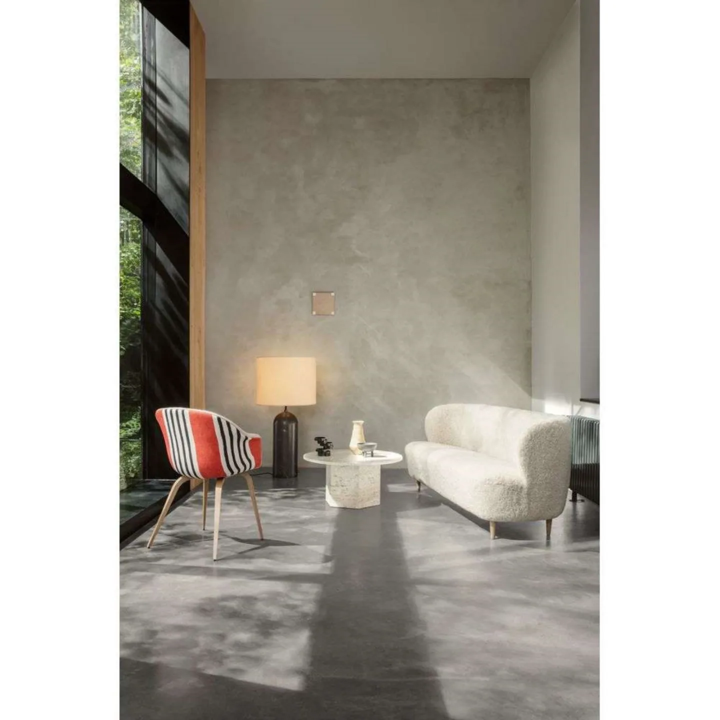Gravity XL High Gulvlampe Black Marble/White - GUBI - Stue - Marmor