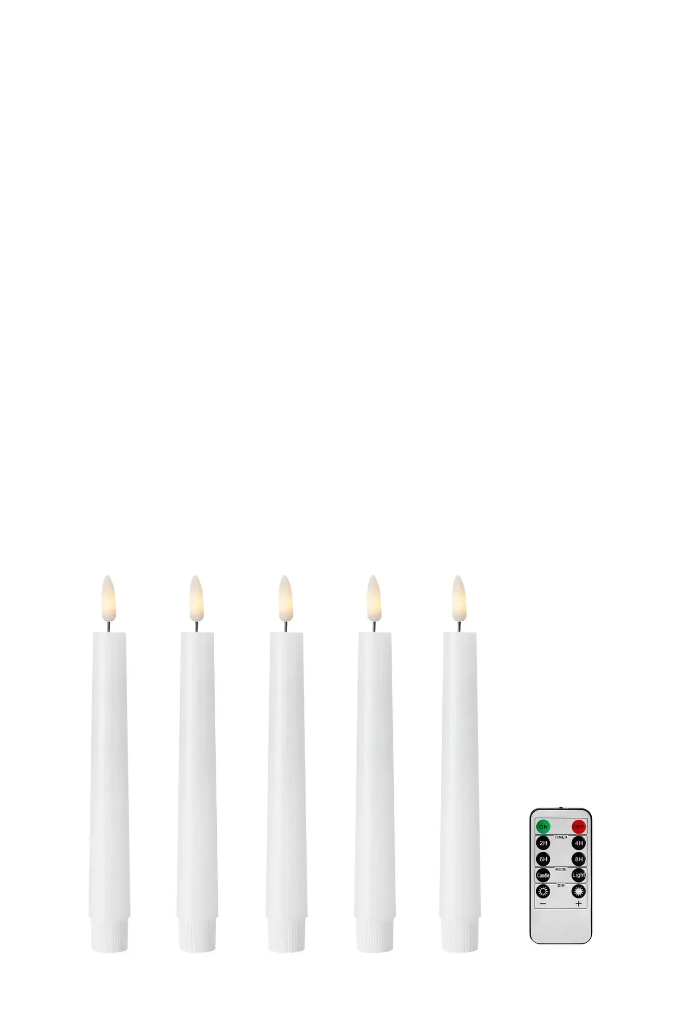Wax Ferngesteuerte LED-Wachskerzen 20 cm