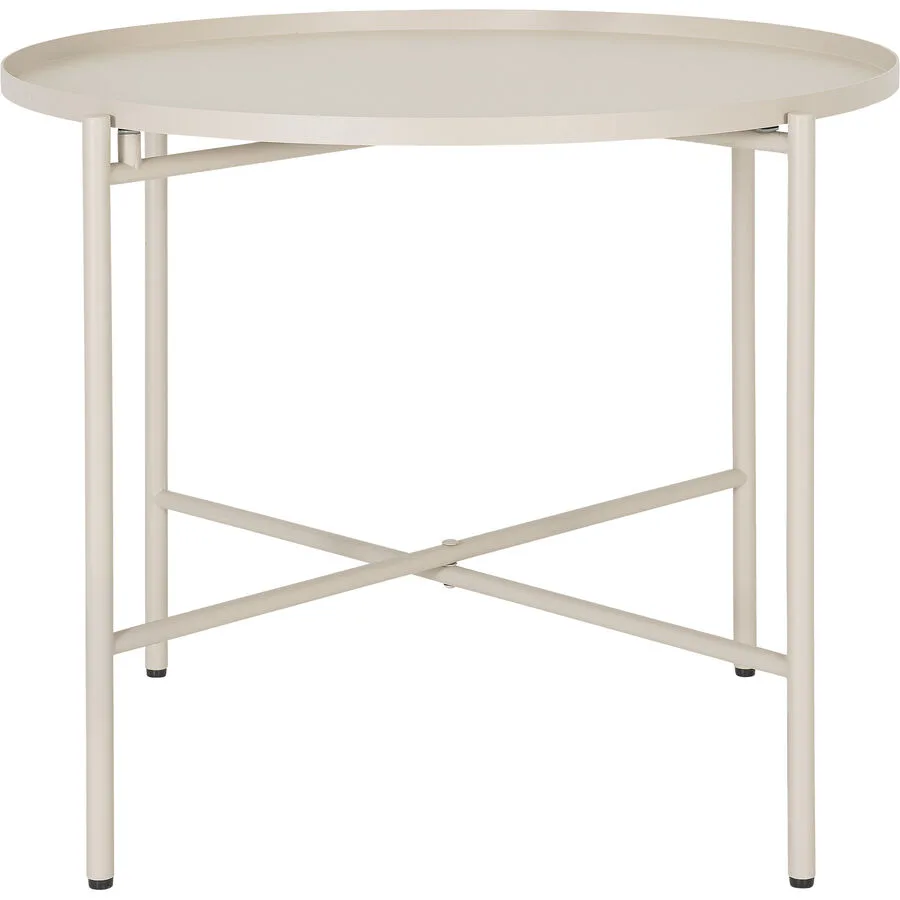 Beistelltisch Kim Beige Stahl 50 cm