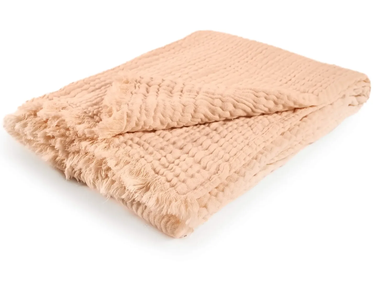 Magma Plaid Tanea, Peach 130x170 cm | Schubiger Möbel