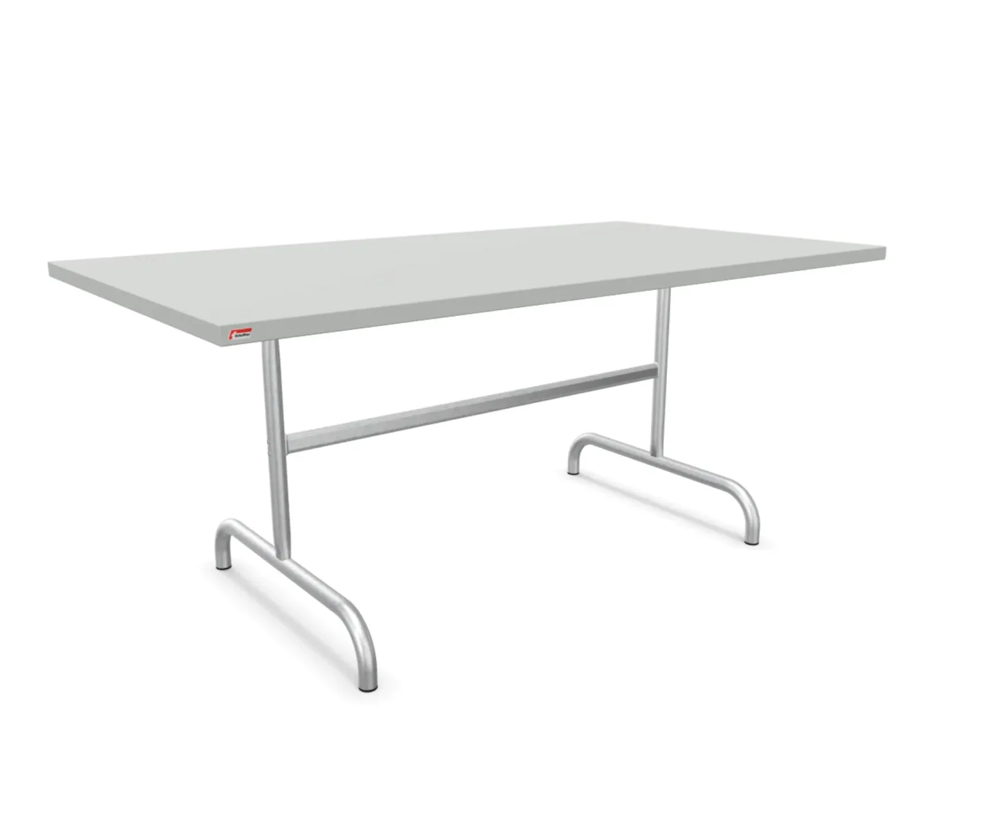 Schaffner Metall-Tisch Säntis Feuerverzinkt Grau | Schubiger Möbel