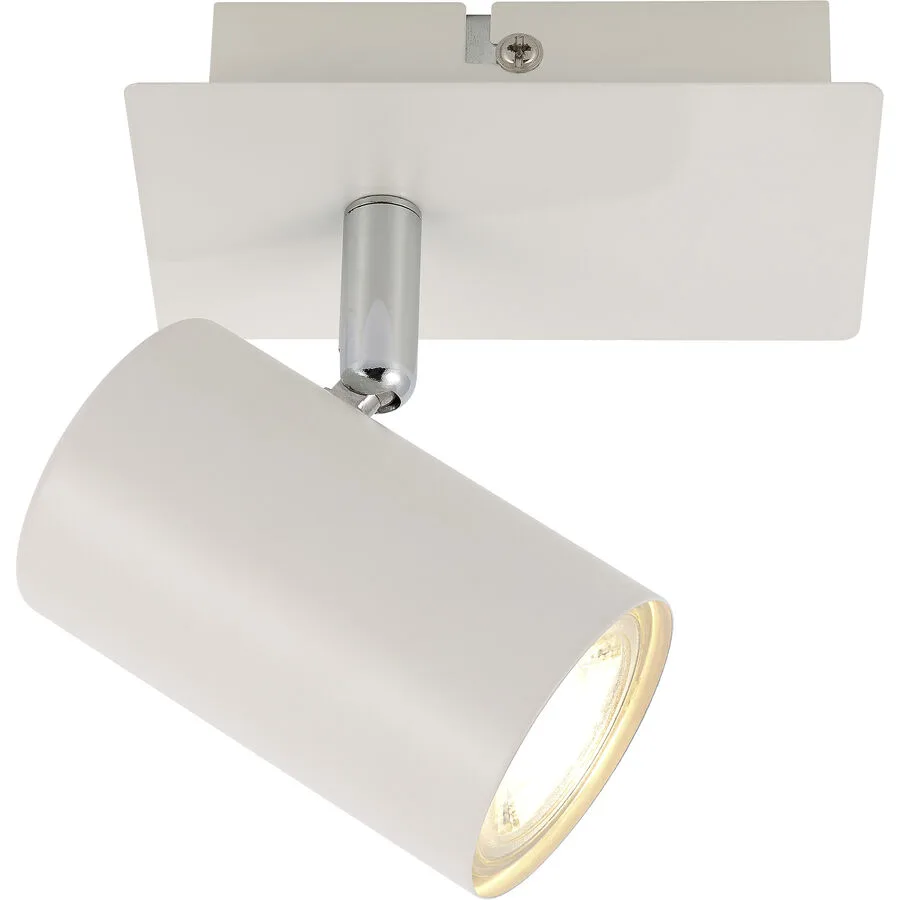 Spot Basiano Weiss Metall 8 cm 12 cm