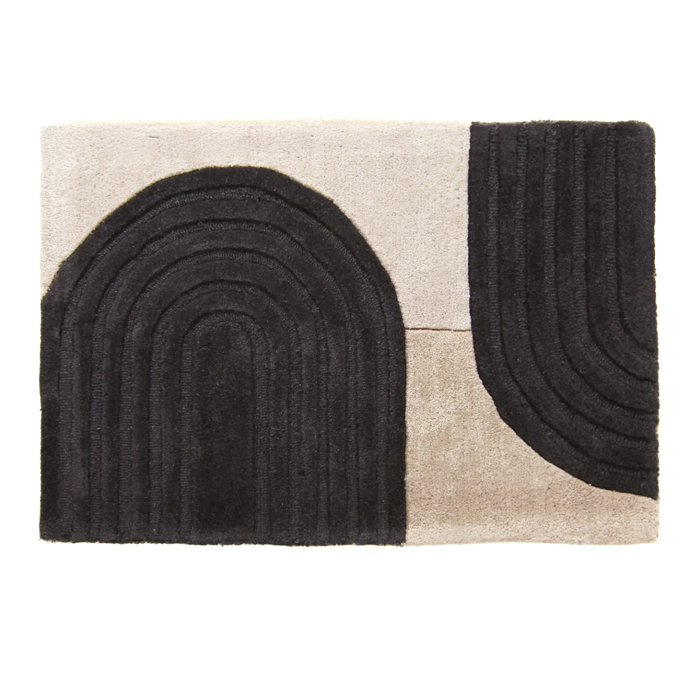 Dørmatte - Sabri (svart/multi) (Størrelse: 60 x 90 cm)