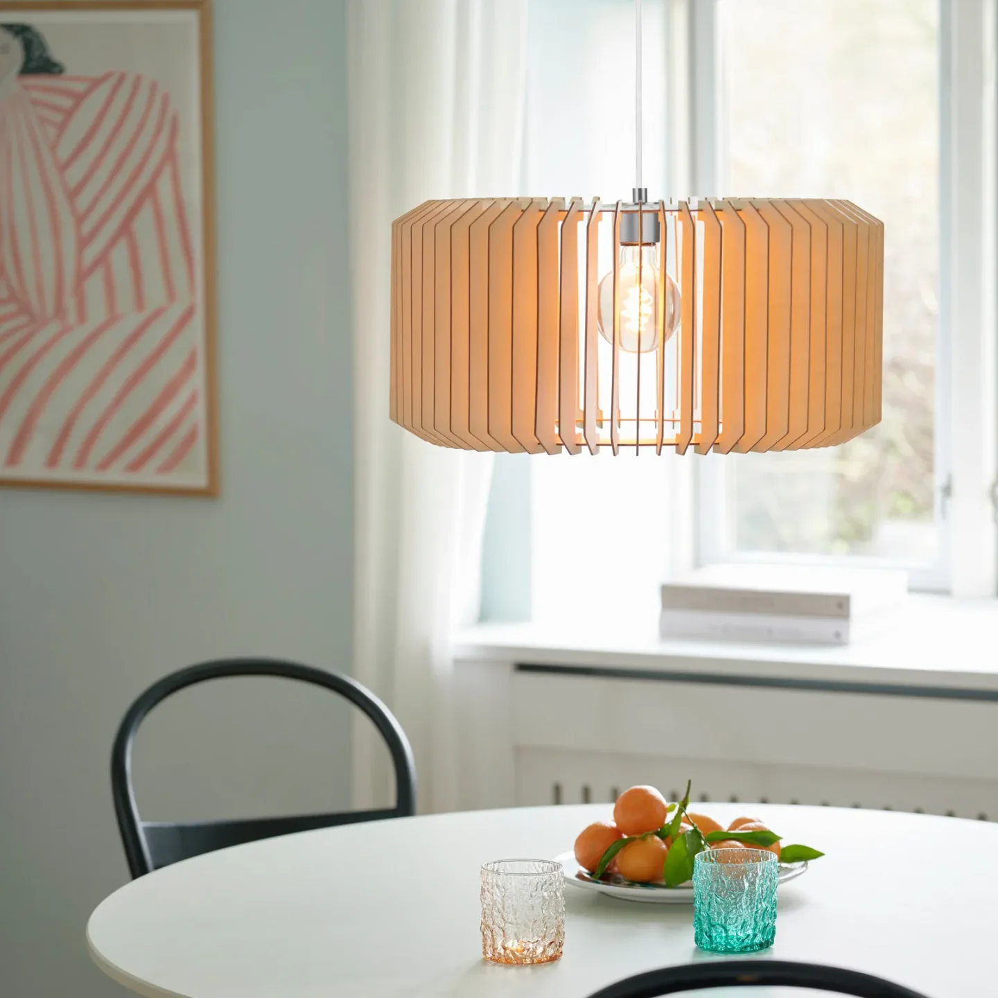 Asti 50 Taklampa Wood - Nordlux - Vardagsrum - Trä - Med en ljuskälla
