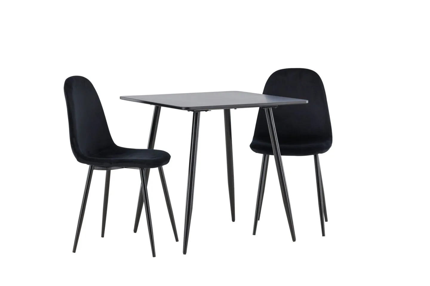Polar Matgrupp 75 cm Kvadratisk med 2 Polar stolar -