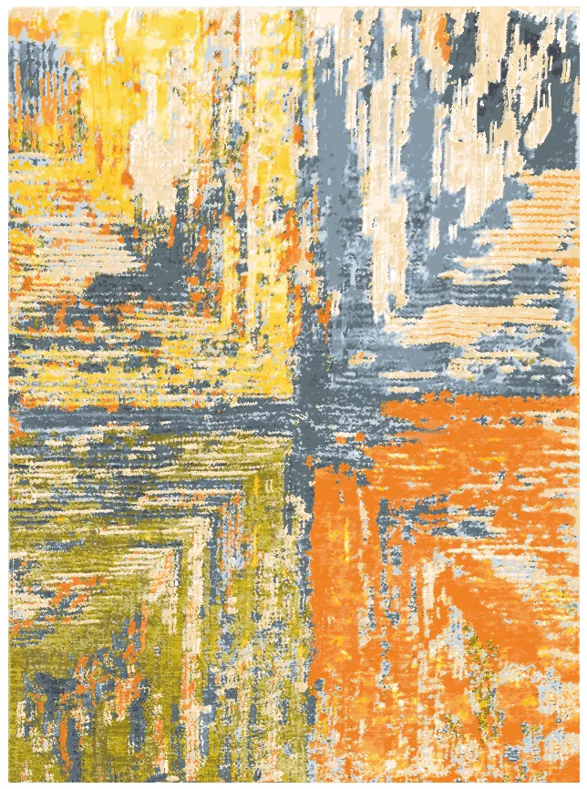 Wilton-teppe - Tizzano (oransje/multi) (Størrelse: 200 x 280 cm)