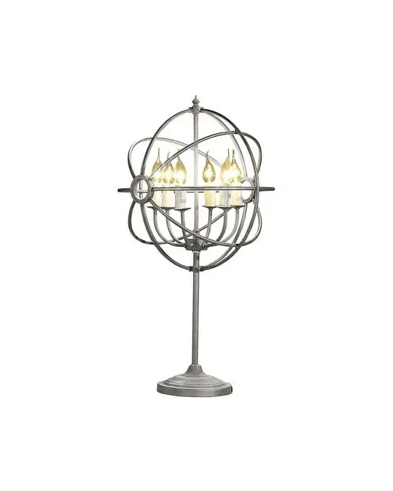 Rome Table Lamp Natural / Crystal