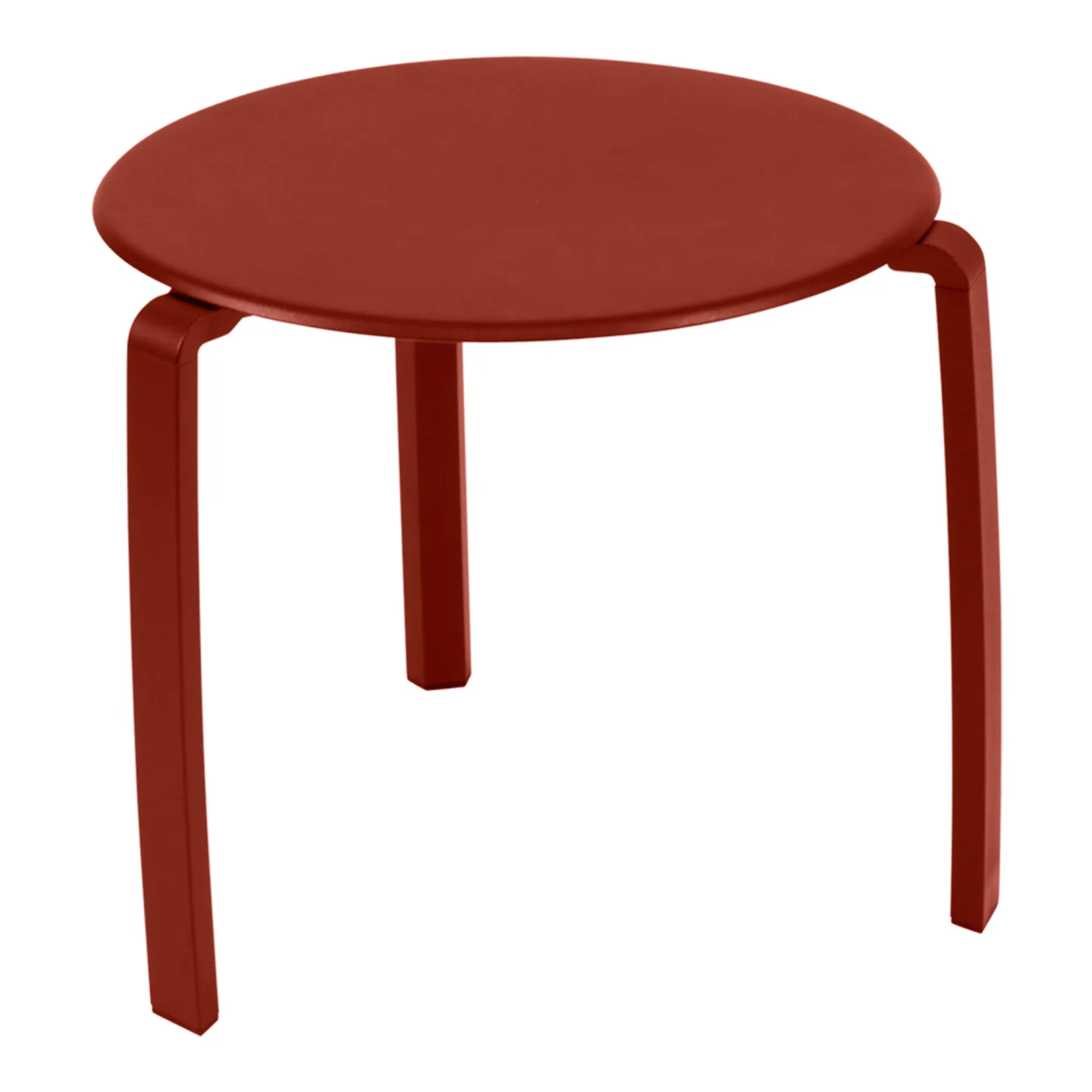 Fermob - Alize Low Table Red Ochre 21 - Småbord och sidobord utomhus - Pascal Mourgue - Röd - Metall