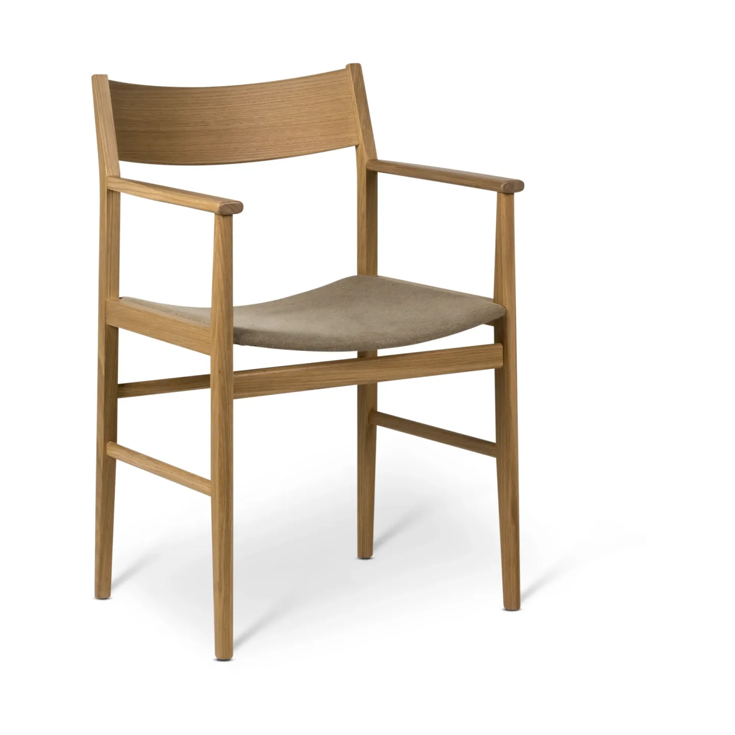 Mavis Siza karmstol Vitpigmenterad ek-lin sits