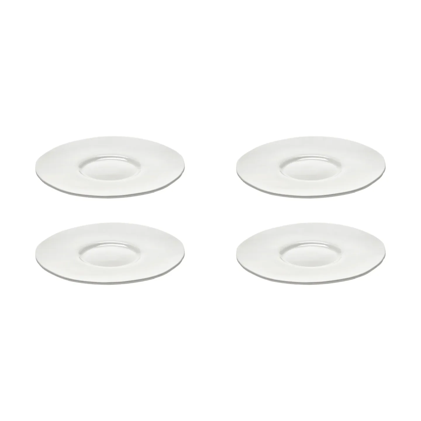 Serax Silhouette Untertasse für Espressotasse Ø10,3 cm 4er pack White