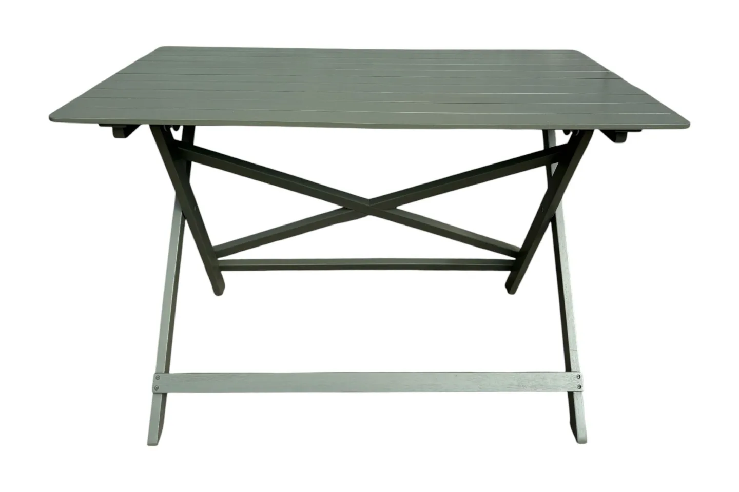 Landet Rektangulärt Matbord utomhus 118x70x74 cm i akacia trä - Mörkgrön