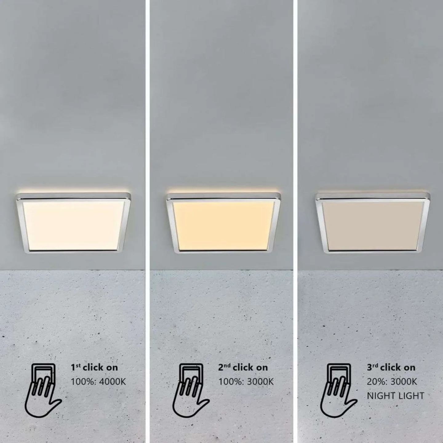 Oja 29 Square Loftlampe 3000/4000K White - Nordlux - Stue - Plastik