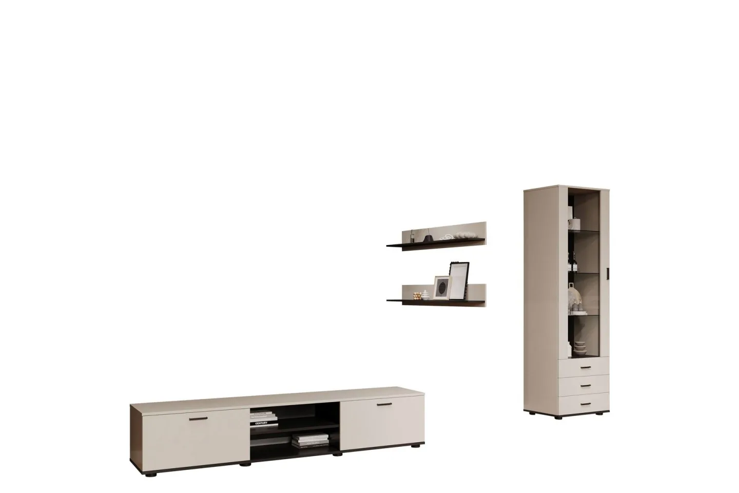 Lyrosen Möbelset För Vardagsrum - Beige