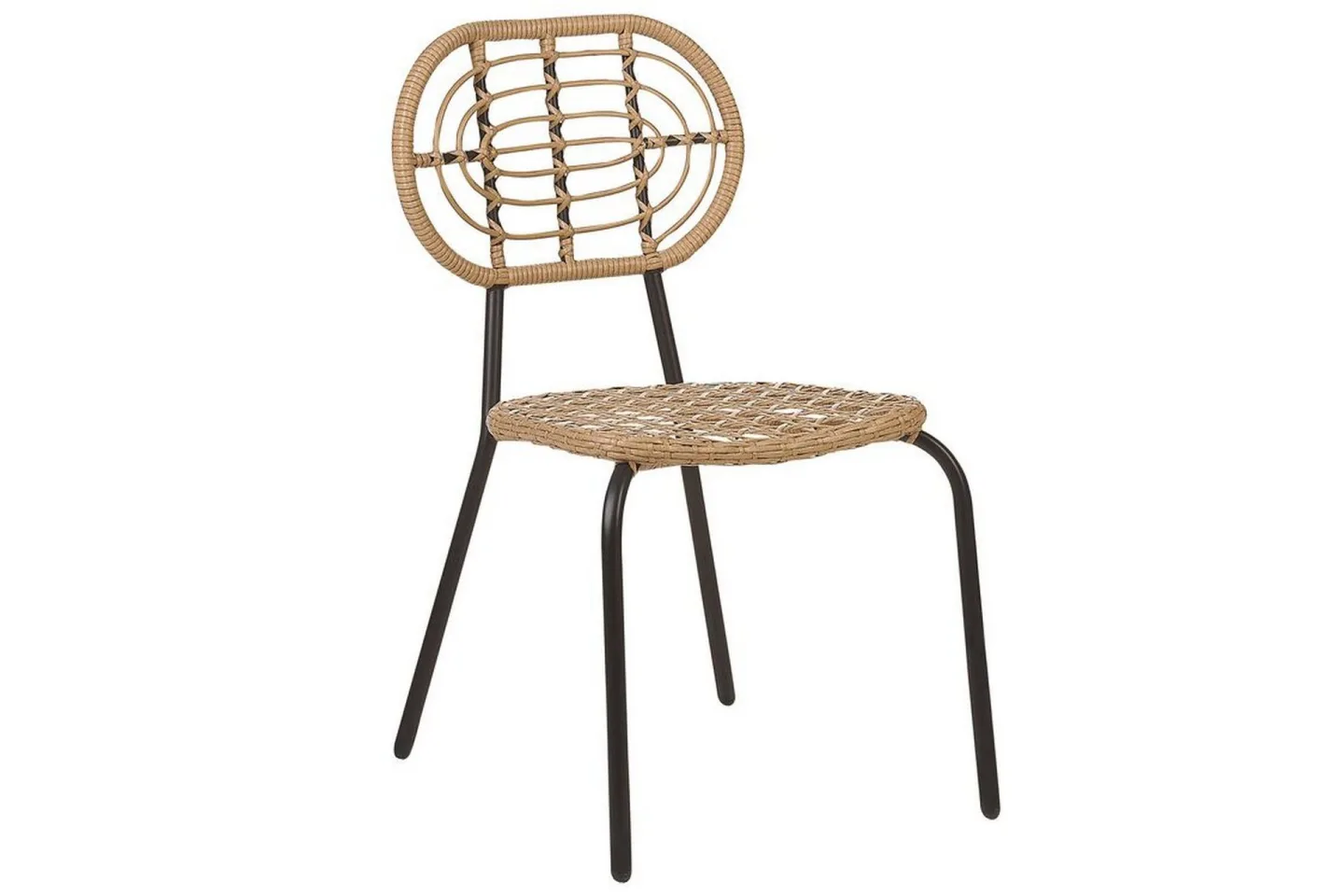 Leamington Matstol Utomhus - Natural/Beige/Svart