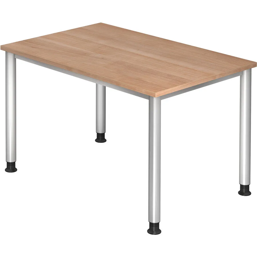 Schreibtisch Office nussbaum Holzwerkstoff B 120 T 80 cm