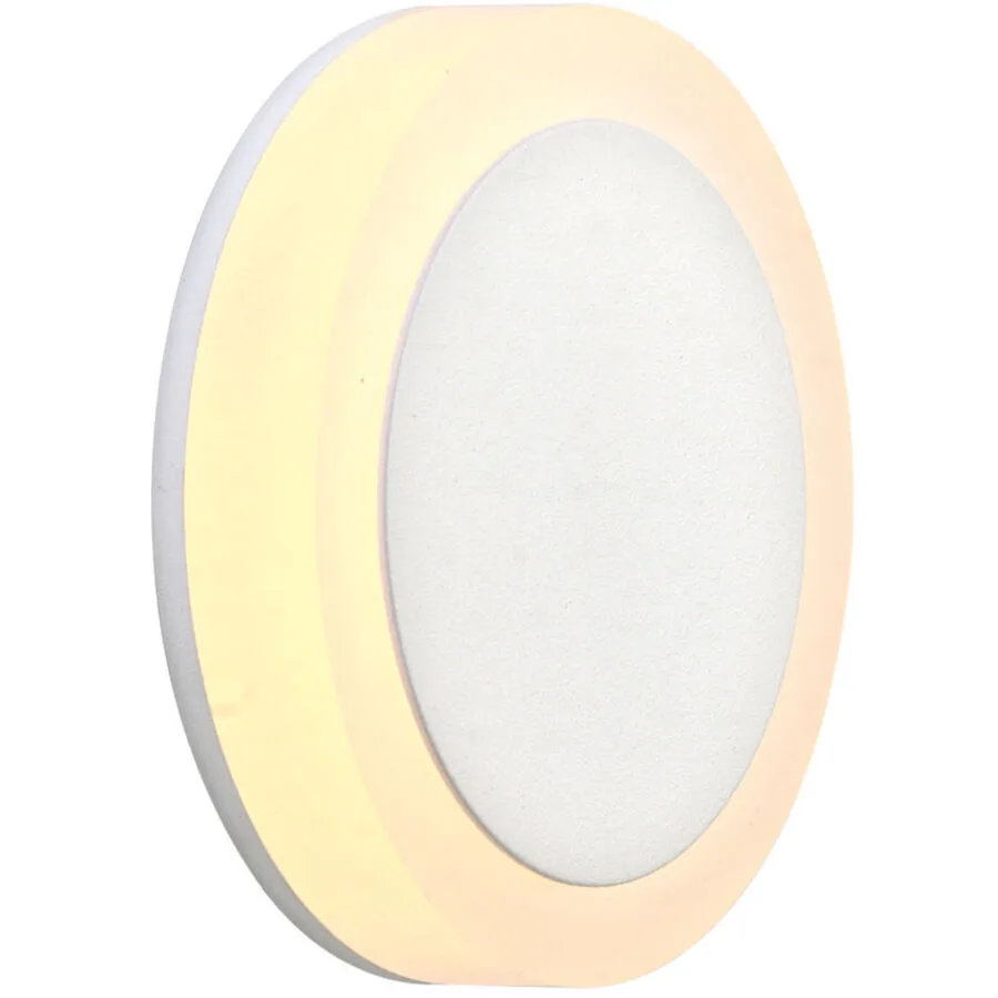 Bopp Deckenlampe One Weiss Aluminium 9 cm 2.5 cm - LED - Lichtfarbe: Extra warmweiss - LED Energiesparlampen