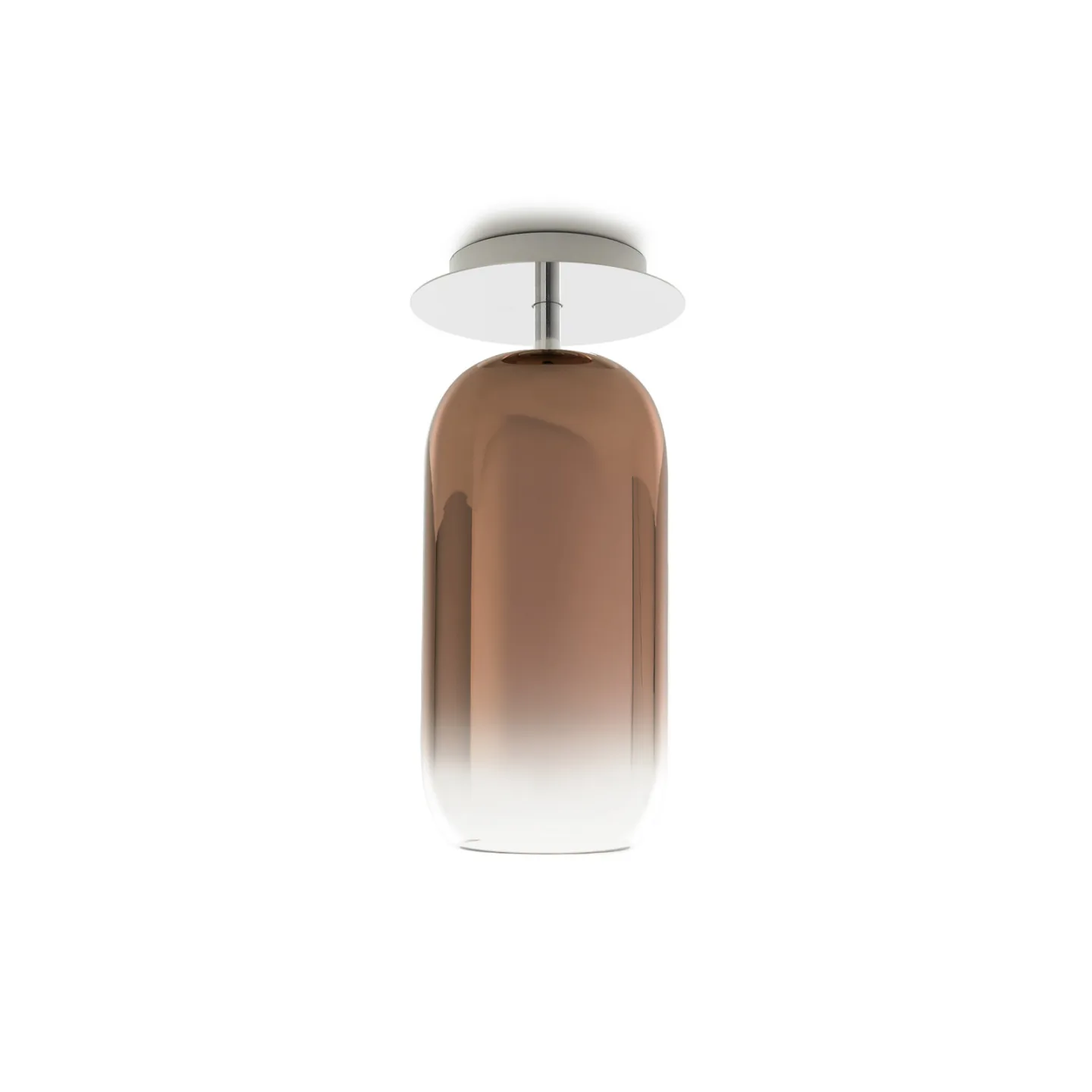 Gople Mini Deckenleuchte Bronze - Artemide - Wohnzimmer - Design - Glas - Mit Abstand