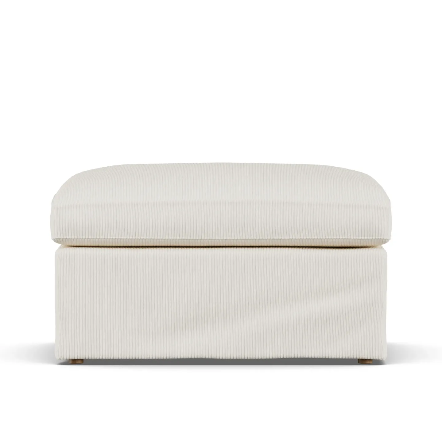 1898 Linnevik Fußhocker Jump Off White 1954-Eiche weiß geölt, mit Volant